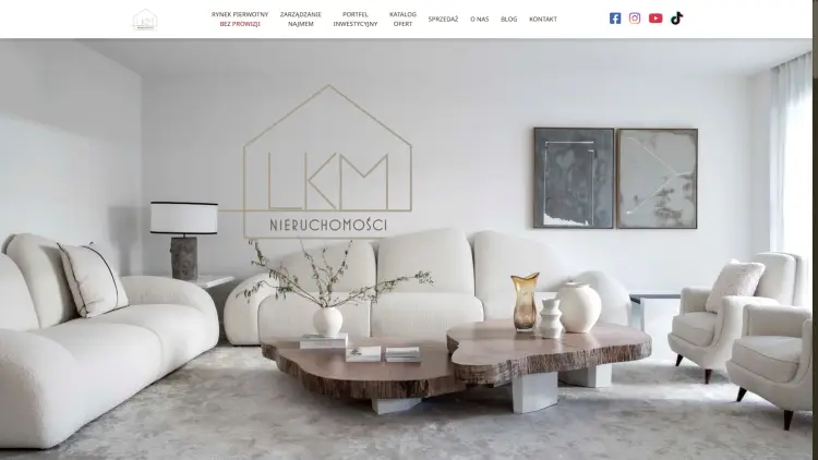 Realizacja projektu: Lkmnieruchomosci.pl