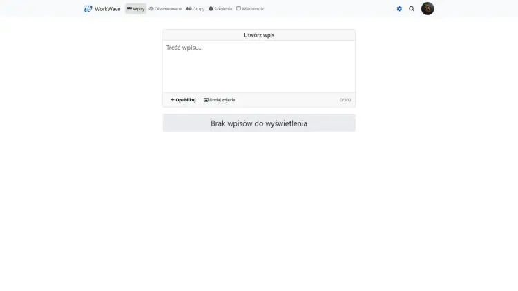 Realizacja projektu: WorkWave
